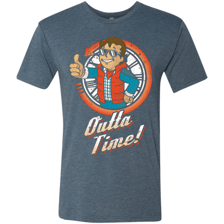 T-Shirts Indigo / Small Outta Time Men's Triblend T-Shirt