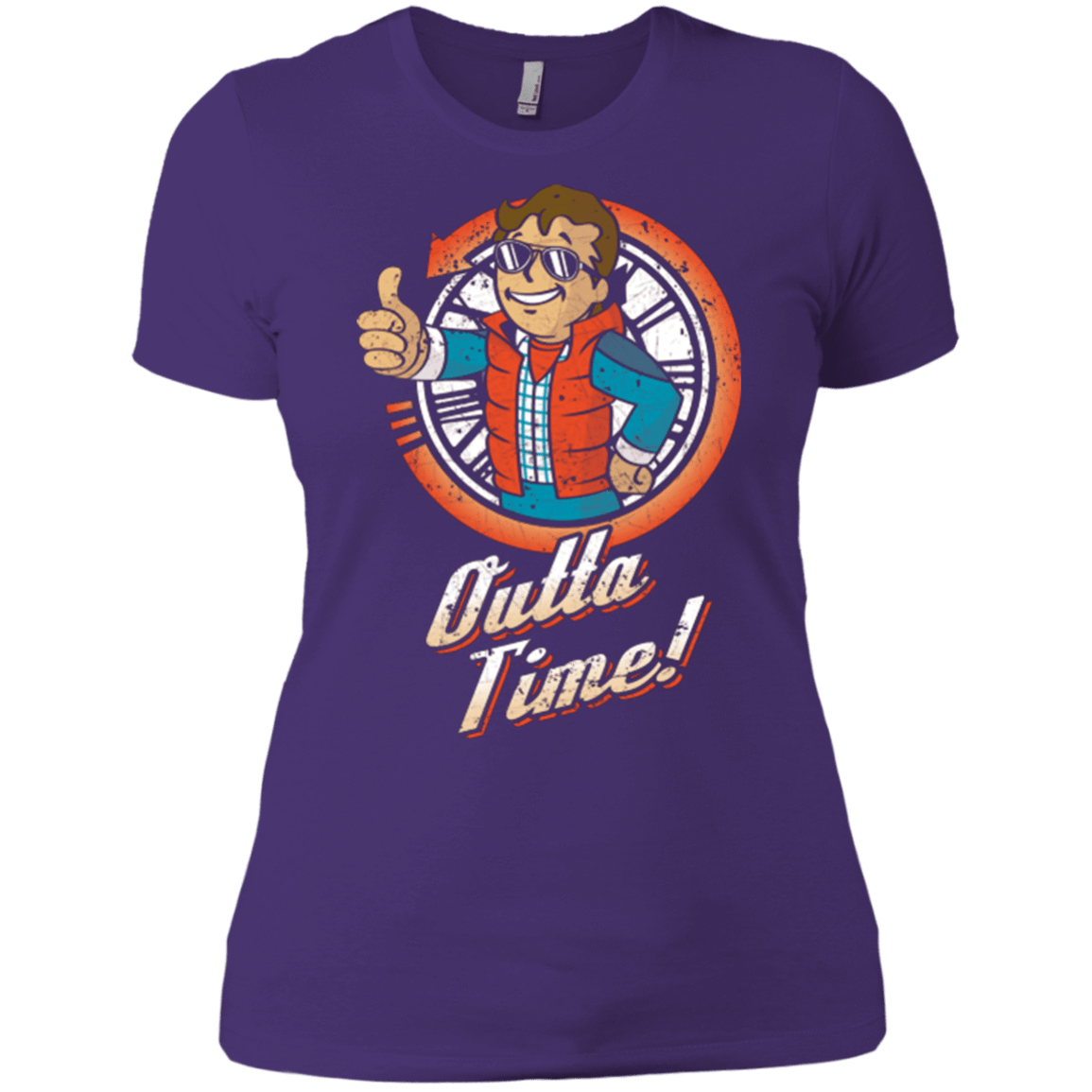 T-Shirts Purple / X-Small Outta Time Women's Premium T-Shirt