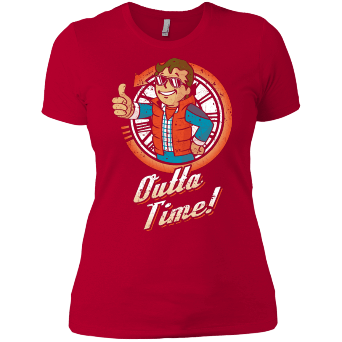 T-Shirts Red / X-Small Outta Time Women's Premium T-Shirt
