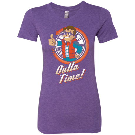 T-Shirts Purple Rush / Small Outta Time Women's Triblend T-Shirt