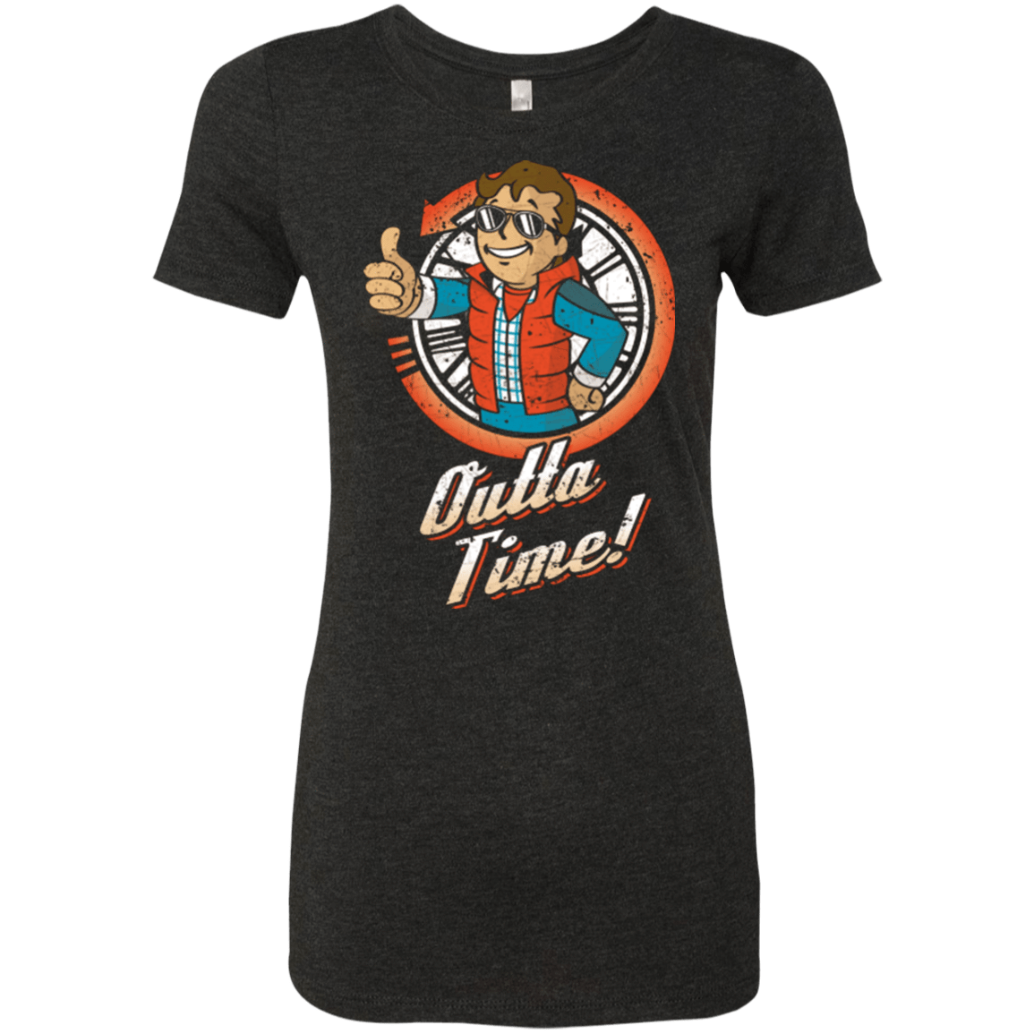 T-Shirts Vintage Black / Small Outta Time Women's Triblend T-Shirt