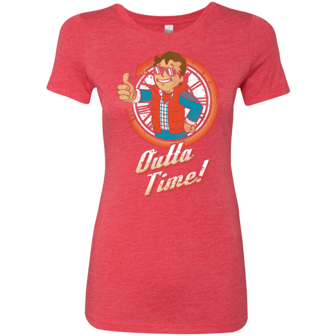 T-Shirts Vintage Red / Small Outta Time Women's Triblend T-Shirt