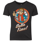 T-Shirts Vintage Black / YXS Outta Time Youth Triblend T-Shirt