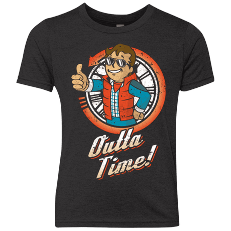 T-Shirts Vintage Black / YXS Outta Time Youth Triblend T-Shirt