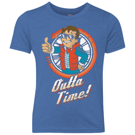 T-Shirts Vintage Royal / YXS Outta Time Youth Triblend T-Shirt