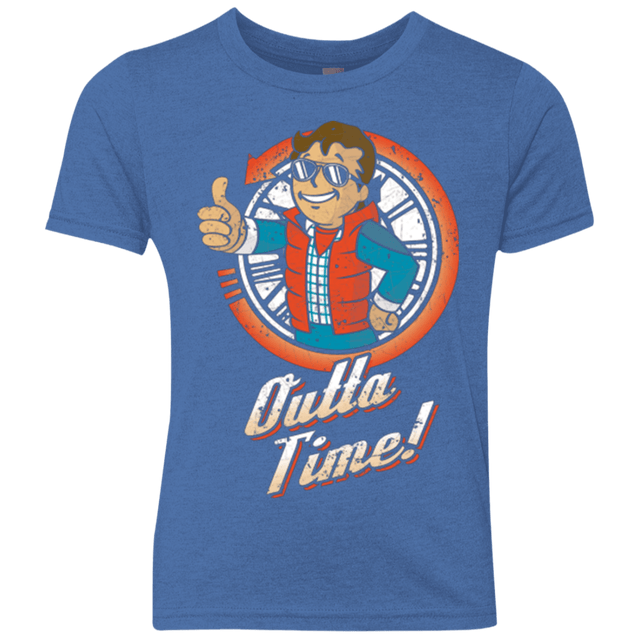 T-Shirts Vintage Royal / YXS Outta Time Youth Triblend T-Shirt