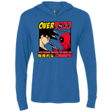 T-Shirts Vintage Royal / X-Small Over 9000 Triblend Long Sleeve Hoodie Tee