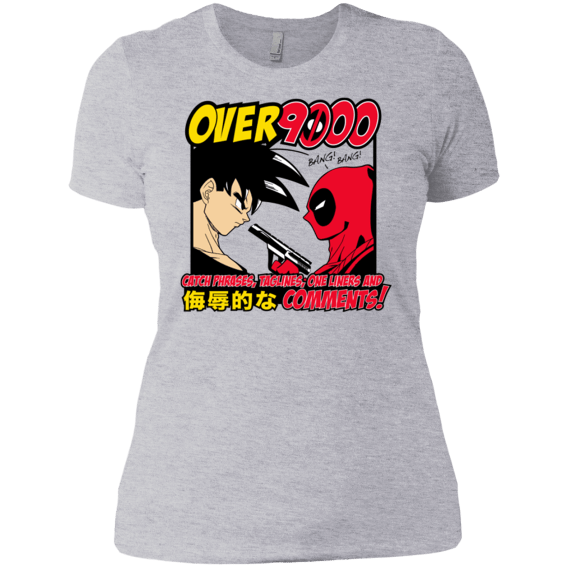 T-Shirts Heather Grey / X-Small Over 9000 Women's Premium T-Shirt