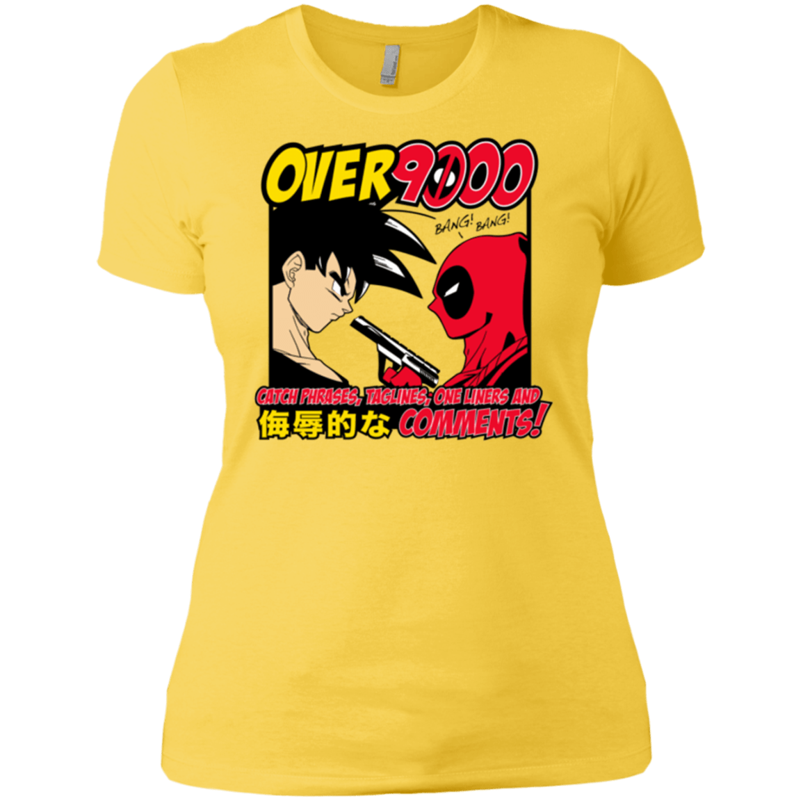 T-Shirts Vibrant Yellow / X-Small Over 9000 Women's Premium T-Shirt