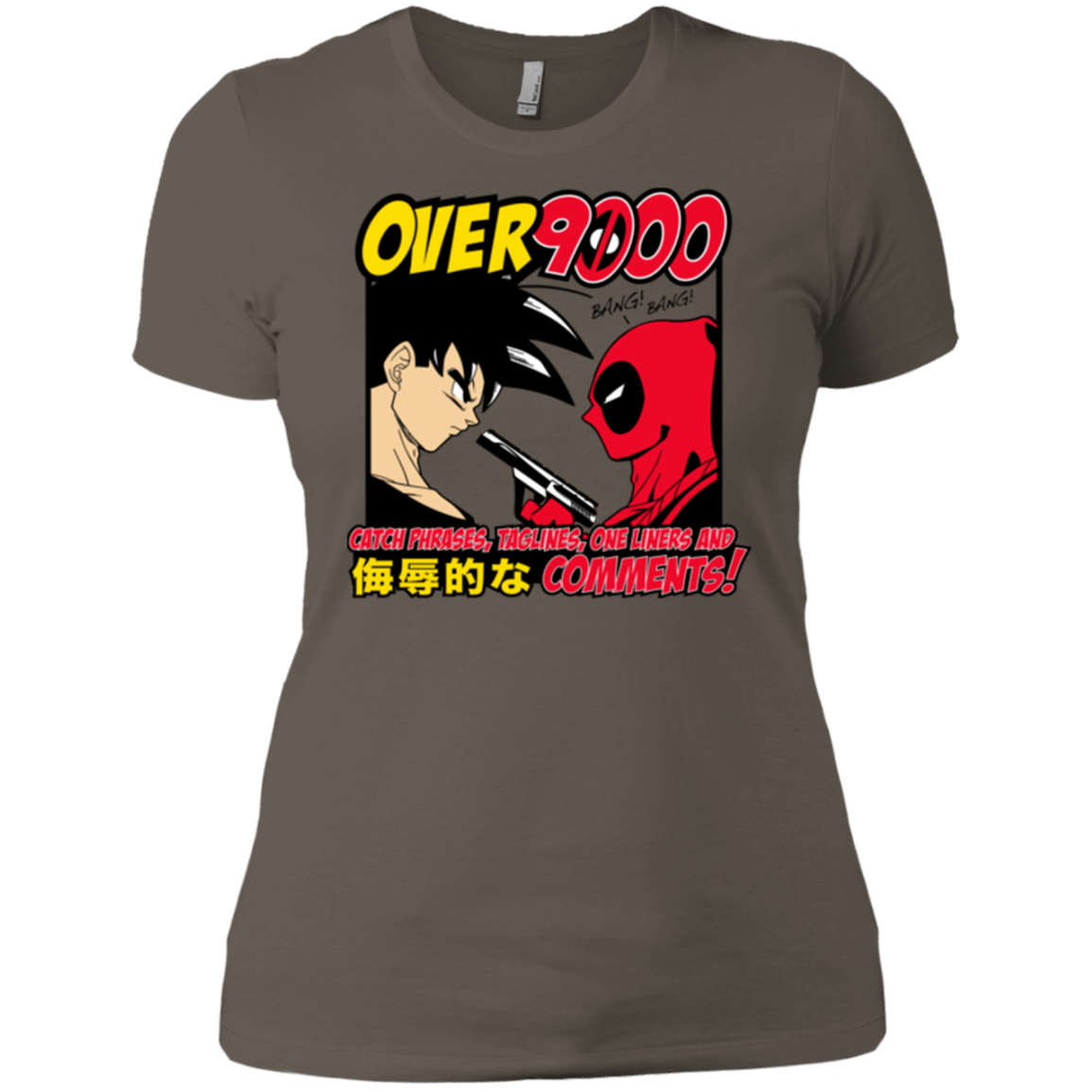 T-Shirts Warm Grey / X-Small Over 9000 Women's Premium T-Shirt