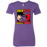 T-Shirts Purple Rush / Small Over 9000 Women's Triblend T-Shirt