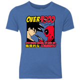 T-Shirts Vintage Royal / YXS Over 9000 Youth Triblend T-Shirt