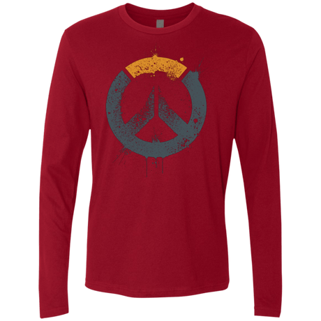 T-Shirts Cardinal / Small Overwatch Men's Premium Long Sleeve