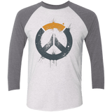 T-Shirts Heather White/Premium Heather / X-Small Overwatch Triblend 3/4 Sleeve