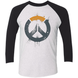 T-Shirts Heather White/Vintage Black / X-Small Overwatch Triblend 3/4 Sleeve