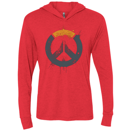 T-Shirts Vintage Red / X-Small Overwatch Triblend Long Sleeve Hoodie Tee
