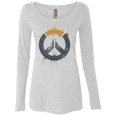T-Shirts Heather White / Small Overwatch Women's Triblend Long Sleeve Shirt