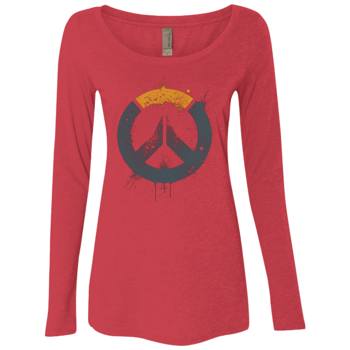 T-Shirts Vintage Red / Small Overwatch Women's Triblend Long Sleeve Shirt