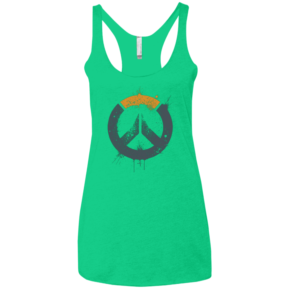 T-Shirts Envy / X-Small Overwatch Women's Triblend Racerback Tank