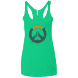 T-Shirts Envy / X-Small Overwatch Women's Triblend Racerback Tank