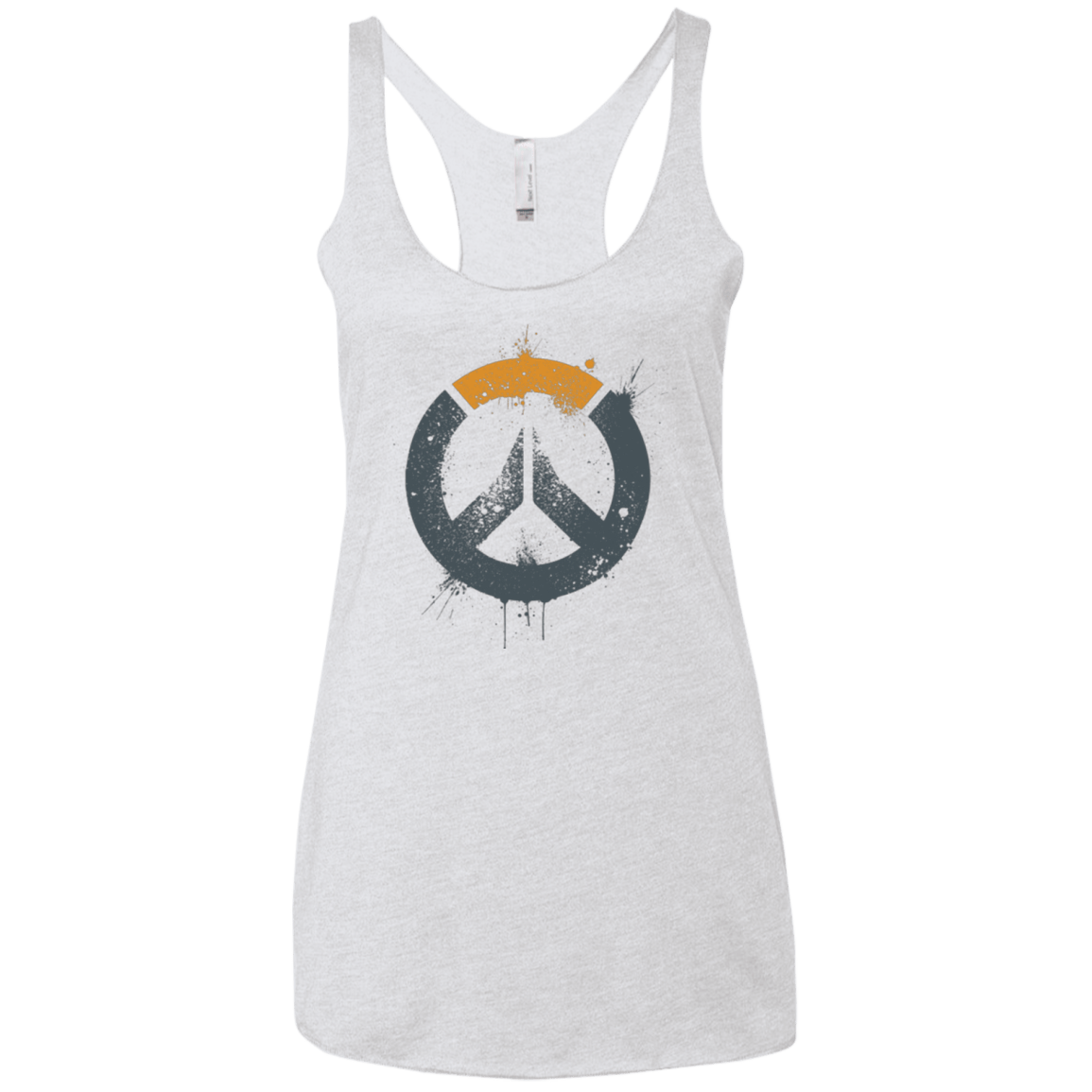 T-Shirts Heather White / X-Small Overwatch Women's Triblend Racerback Tank
