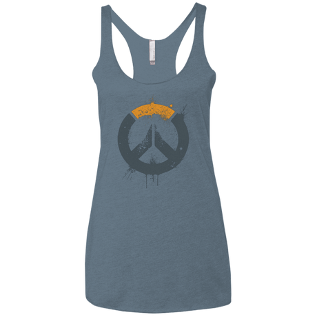 T-Shirts Indigo / X-Small Overwatch Women's Triblend Racerback Tank