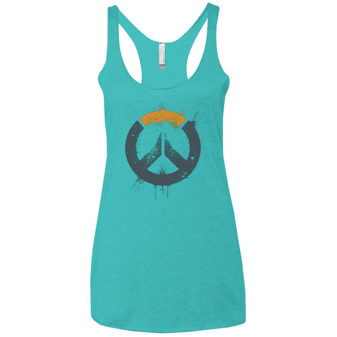 T-Shirts Tahiti Blue / X-Small Overwatch Women's Triblend Racerback Tank