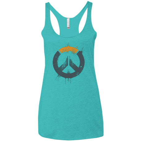 T-Shirts Tahiti Blue / X-Small Overwatch Women's Triblend Racerback Tank
