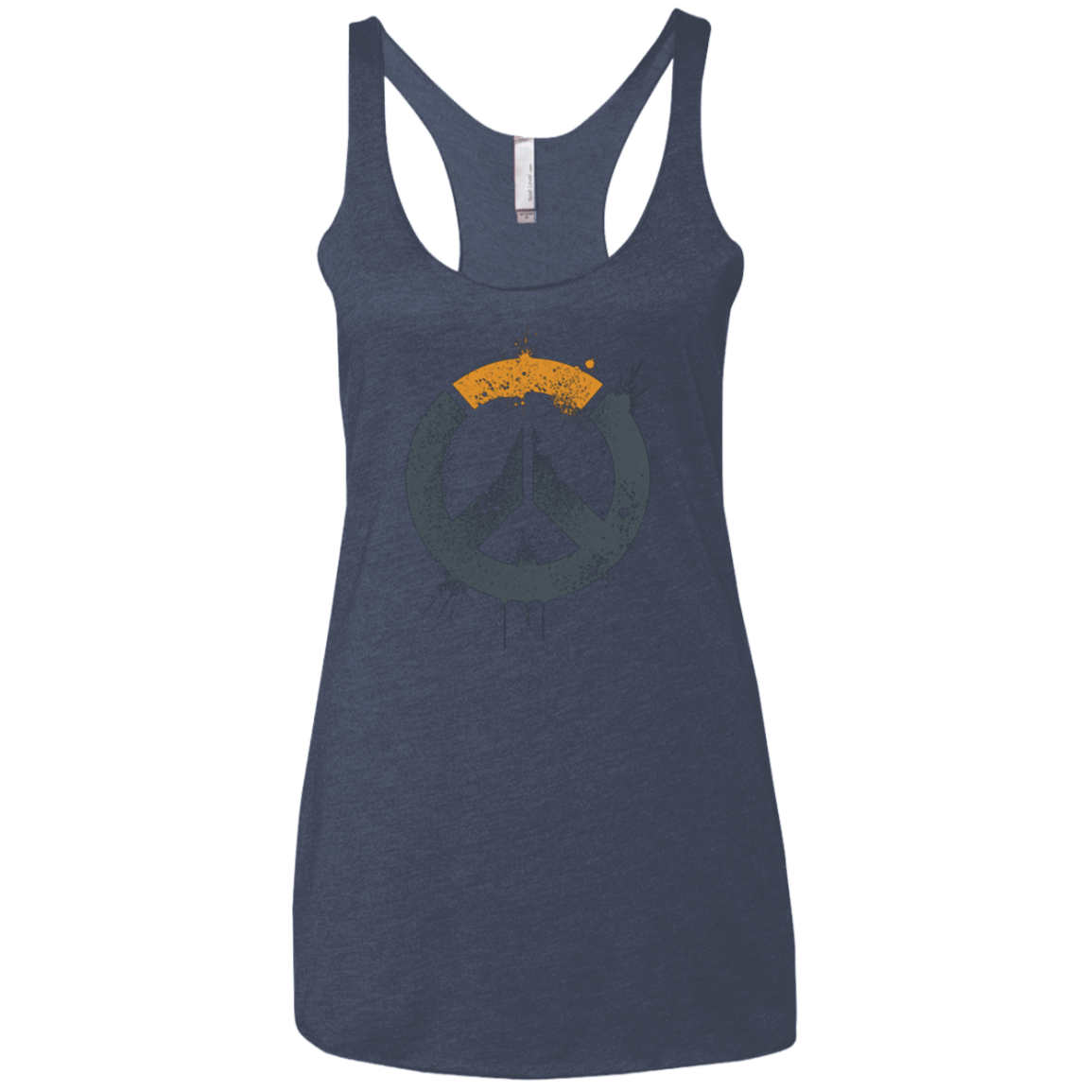 T-Shirts Vintage Navy / X-Small Overwatch Women's Triblend Racerback Tank
