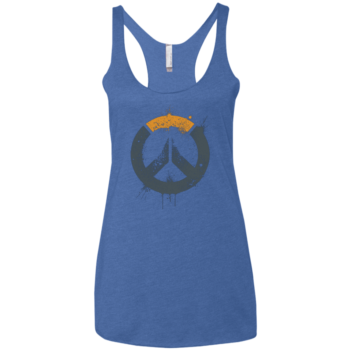 T-Shirts Vintage Royal / X-Small Overwatch Women's Triblend Racerback Tank