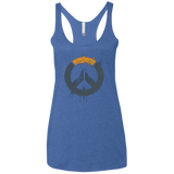 T-Shirts Vintage Royal / X-Small Overwatch Women's Triblend Racerback Tank