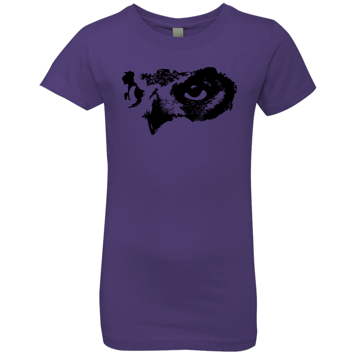 T-Shirts Purple Rush / YXS Owl Eyes Girls Premium T-Shirt