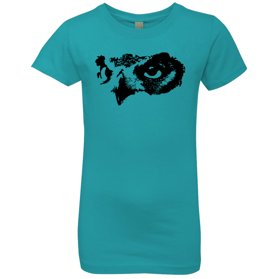 T-Shirts Tahiti Blue / YXS Owl Eyes Girls Premium T-Shirt