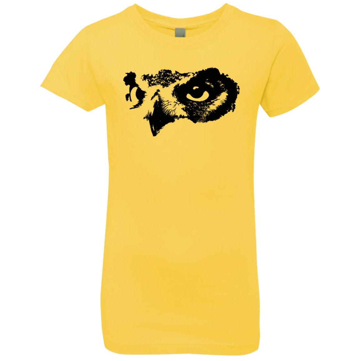 T-Shirts Vibrant Yellow / YXS Owl Eyes Girls Premium T-Shirt