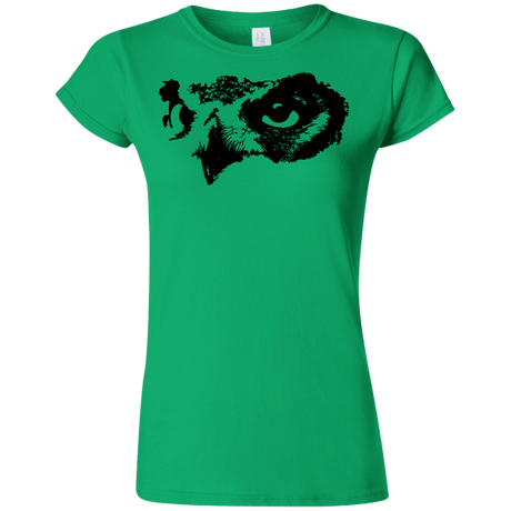 T-Shirts Irish Green / S Owl Eyes Junior Slimmer-Fit T-Shirt