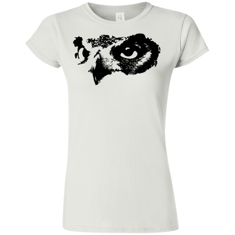 T-Shirts White / S Owl Eyes Junior Slimmer-Fit T-Shirt