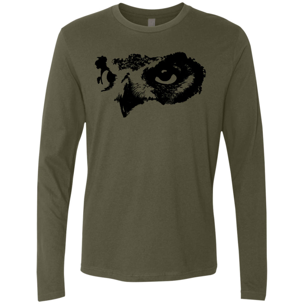 Owl Eyes Men's Premium Long Sleeve