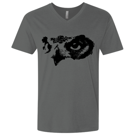 T-Shirts Heavy Metal / X-Small Owl Eyes Men's Premium V-Neck