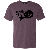T-Shirts Vintage Purple / S Owl Eyes Men's Triblend T-Shirt