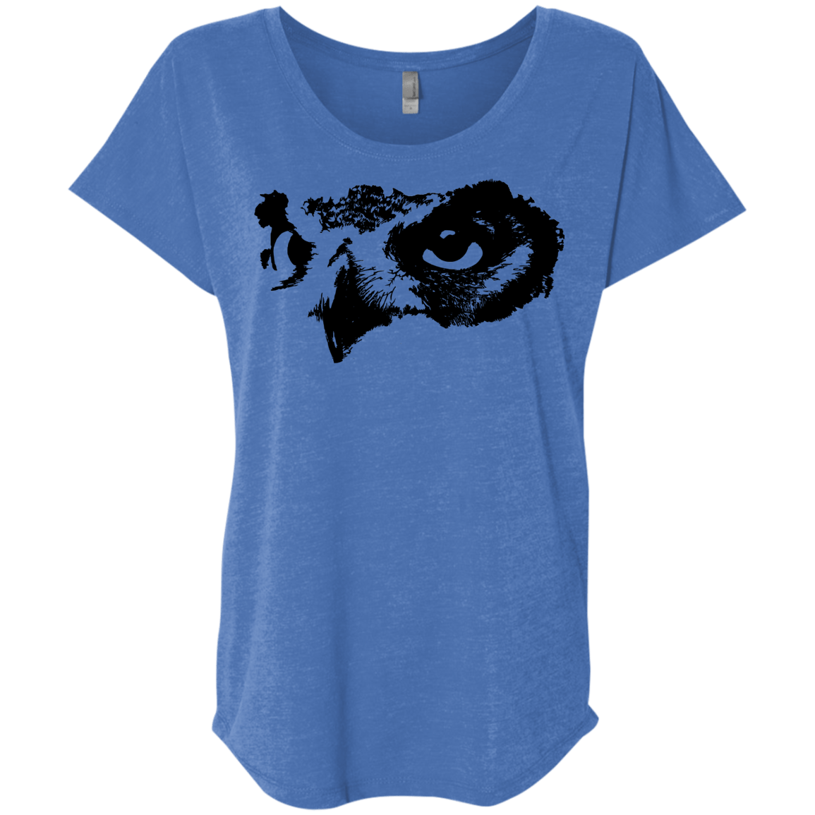 Owl Eyes Triblend Dolman Sleeve