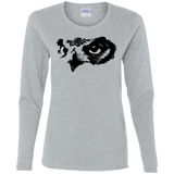 T-Shirts Sport Grey / S Owl Eyes Women's Long Sleeve T-Shirt