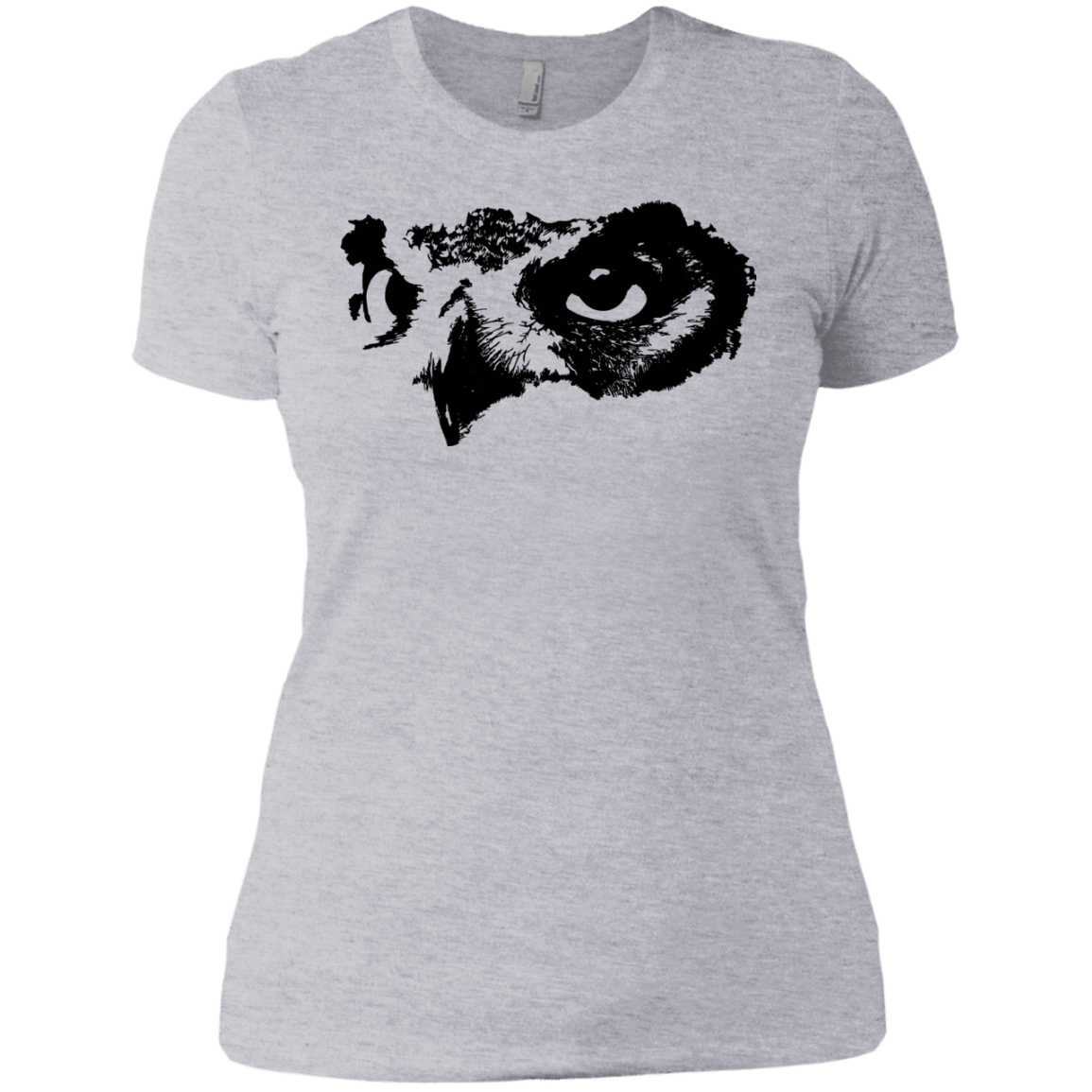 T-Shirts Heather Grey / X-Small Owl Eyes Women's Premium T-Shirt