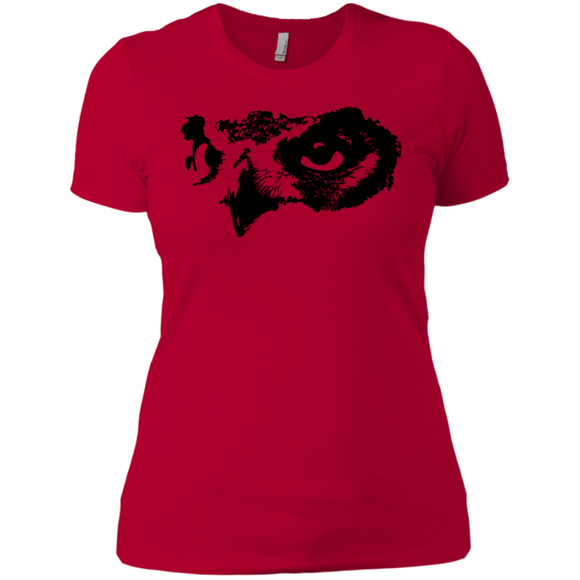 T-Shirts Red / X-Small Owl Eyes Women's Premium T-Shirt