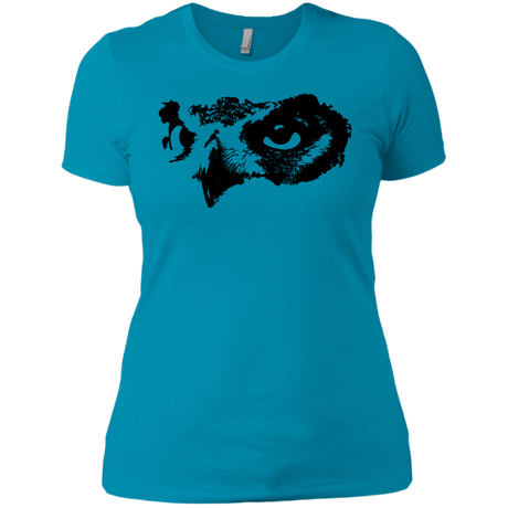 T-Shirts Turquoise / X-Small Owl Eyes Women's Premium T-Shirt