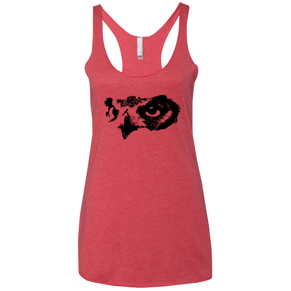 Owl Eyes Women's Triblend Racerback Tank