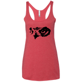 Owl Eyes Women's Triblend Racerback Tank
