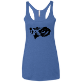 Owl Eyes Women's Triblend Racerback Tank