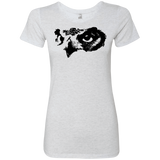 T-Shirts Heather White / S Owl Eyes Women's Triblend T-Shirt