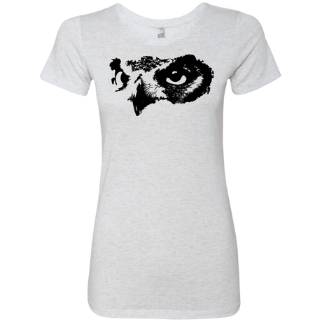 T-Shirts Heather White / S Owl Eyes Women's Triblend T-Shirt