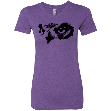T-Shirts Purple Rush / S Owl Eyes Women's Triblend T-Shirt